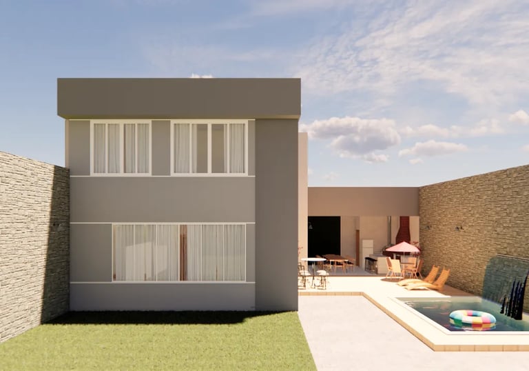 sobrado casa com piscina