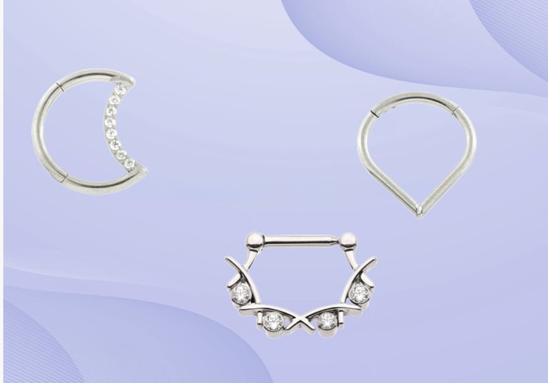 Safe titanium daith piercing jewellery Montrose & Stonehaven