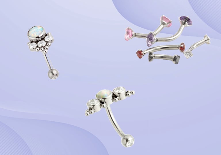 Decorative rook piercing jewellery design Montrose & Stonehaven