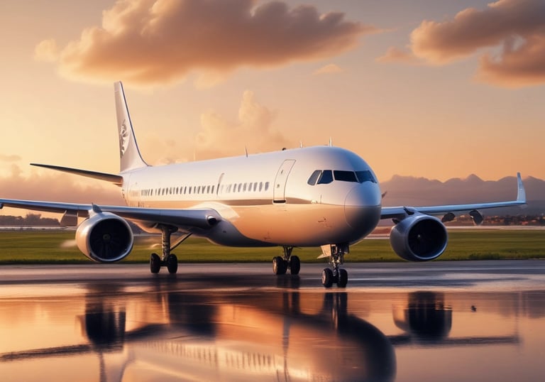 airliner flying under white clouds during daytime