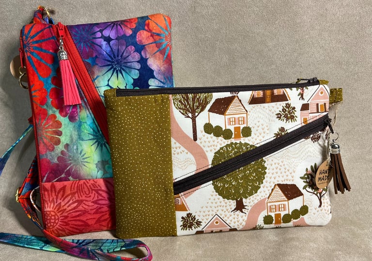 colorful small purses