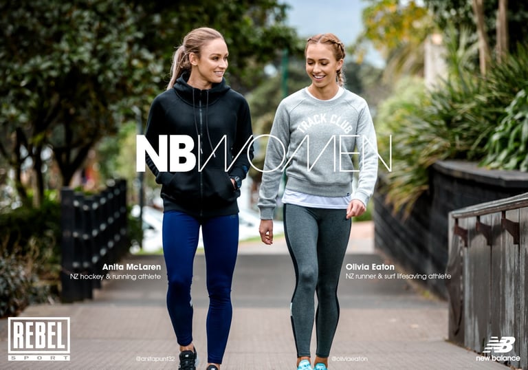 Fashion photography - two women walking down a path