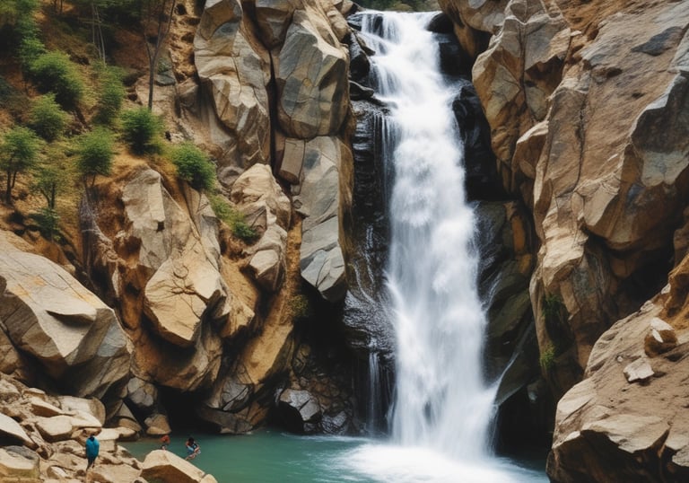 woman holding purple city bicycle