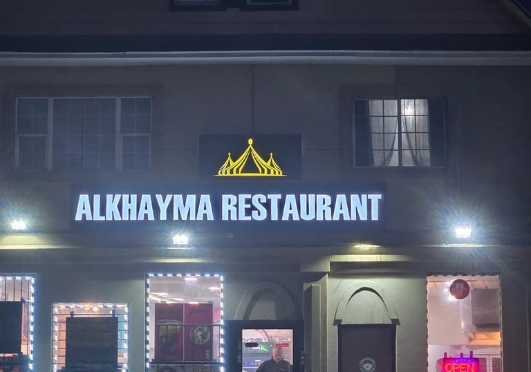 Channel Letter Storefront Sign