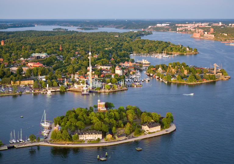 Stockholm with its islands