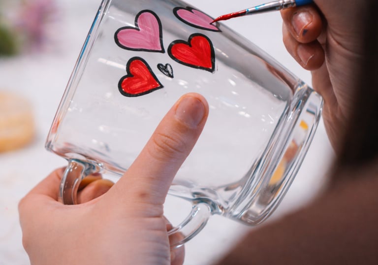 glass painting hen party York