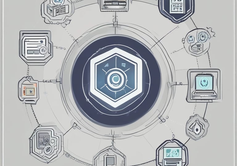 a man riding a skateboard down a street next to tall buildings