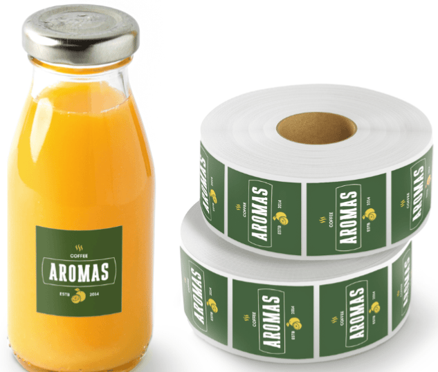a bottle of orange juice next to a bottle of orange juice