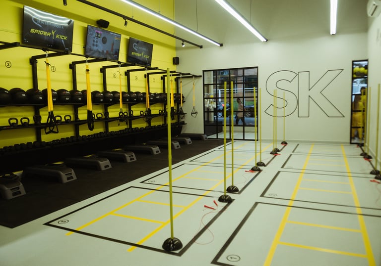 Foto de sala de ginástica