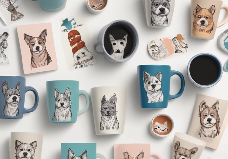 Pet and animal themed mug and tumbler gifts