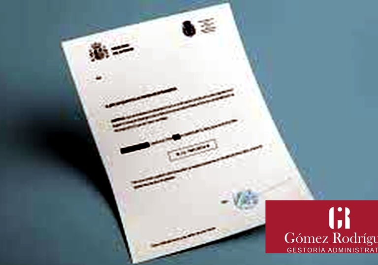 nie provisional españa