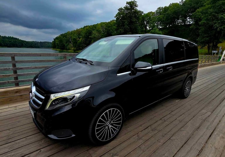 chauffeur with v class in Lithuania