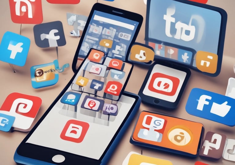 A team collaborating around laptops to design a political campaign website.