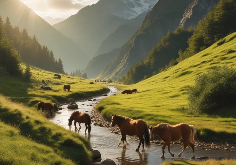 A serene therapy room with calming colors.