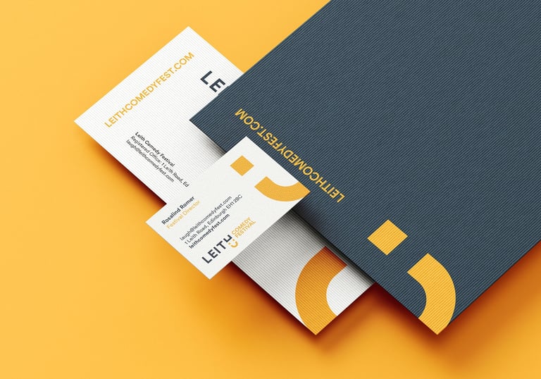 Leith Comedy Festival stationery suite