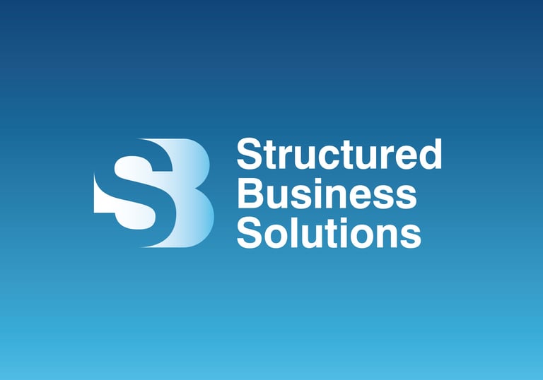 a business logo for structured business solutions