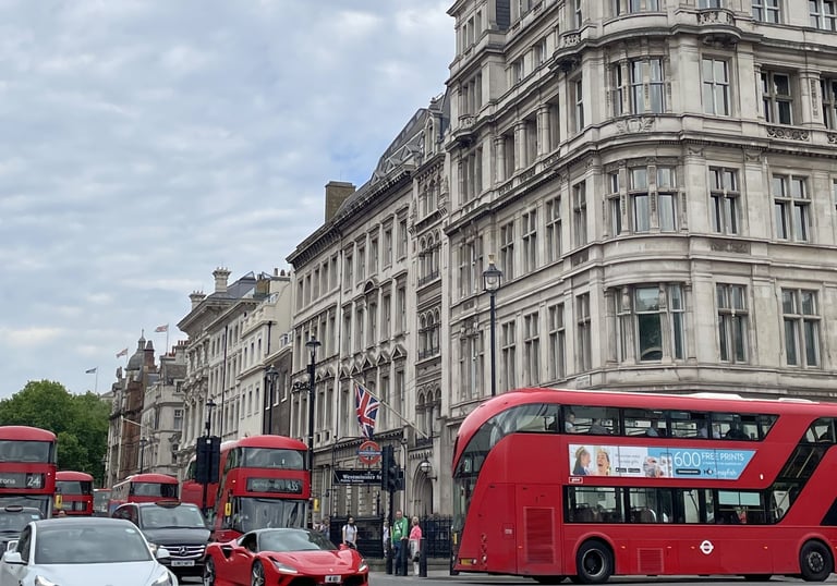 Londres - Bus rouge à impérial