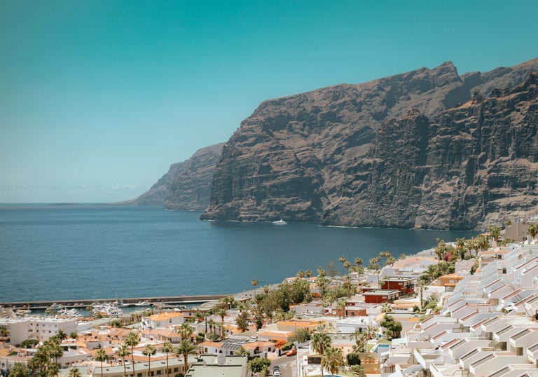 Los Gigantes, Tenerife, Canary Islands volcanic landscape
