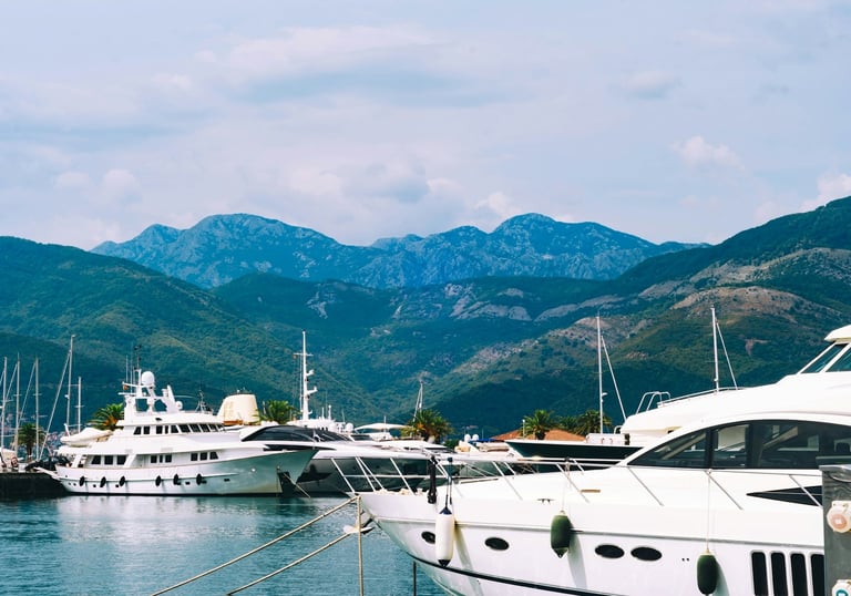 Bay of Kotor coastal travel, Heathrow to Tivat route, scenic Montenegro destination