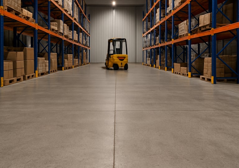Industrieböden für Lagerhallen – Anforderungen & Empfehlungen