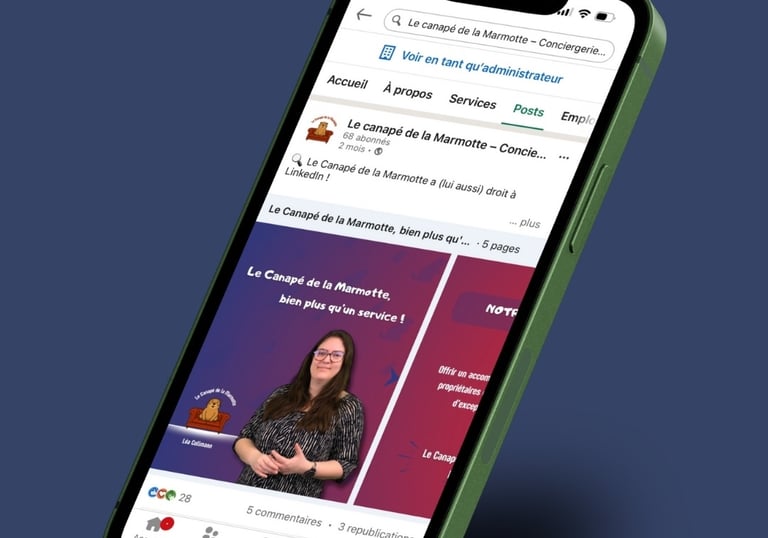 publication réseaux sociaux 
