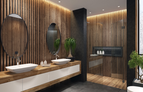 Bathroom remodeling with new tile and fixtures by Uprise Renovation in Charlotte and surround areas