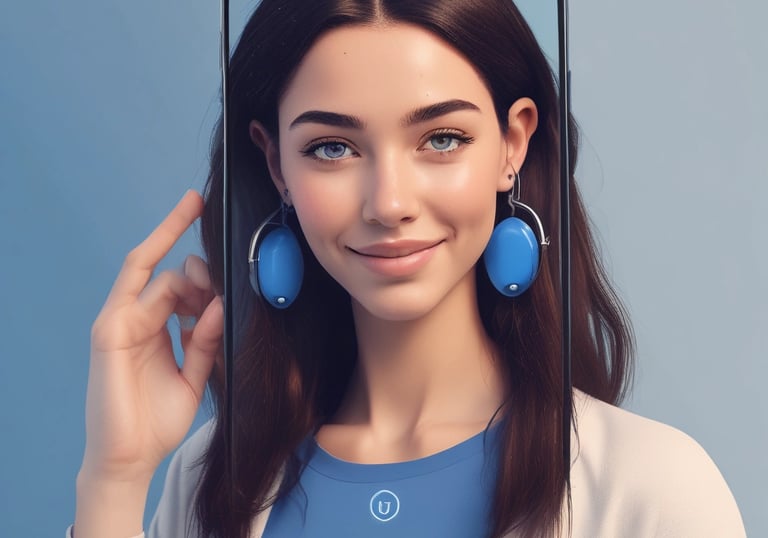 a man riding a skateboard down a street next to tall buildings