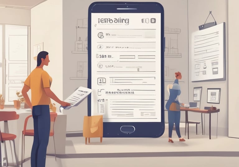 A dynamic image illustrating automated booking processes in action.