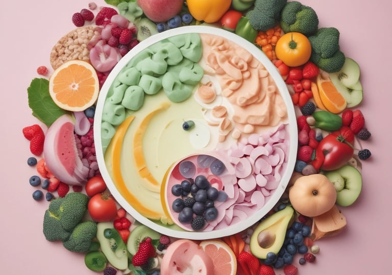 A peaceful room with soft lighting and pastel decor.