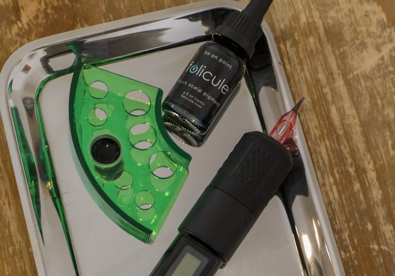 matériel de micropigmentation, dermographe, pigments