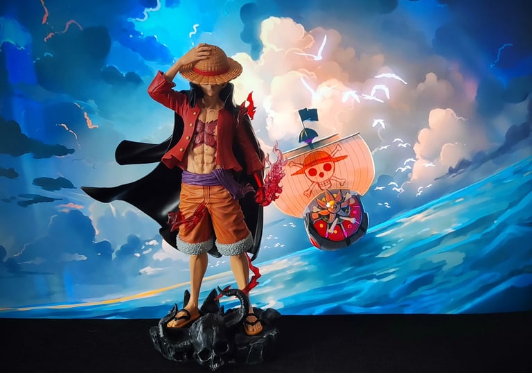 figurine résine Fanart Manga Luffy