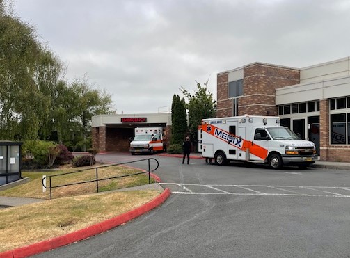 Ambulance at Seaside Hospital