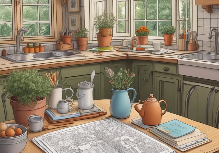 A beautiful display of printable art options in soft colors.