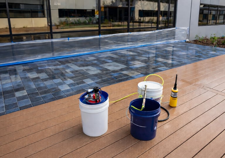 Professional paver sealing services