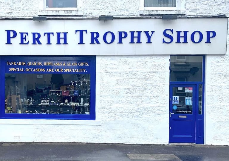 a store front for perth trophy shop