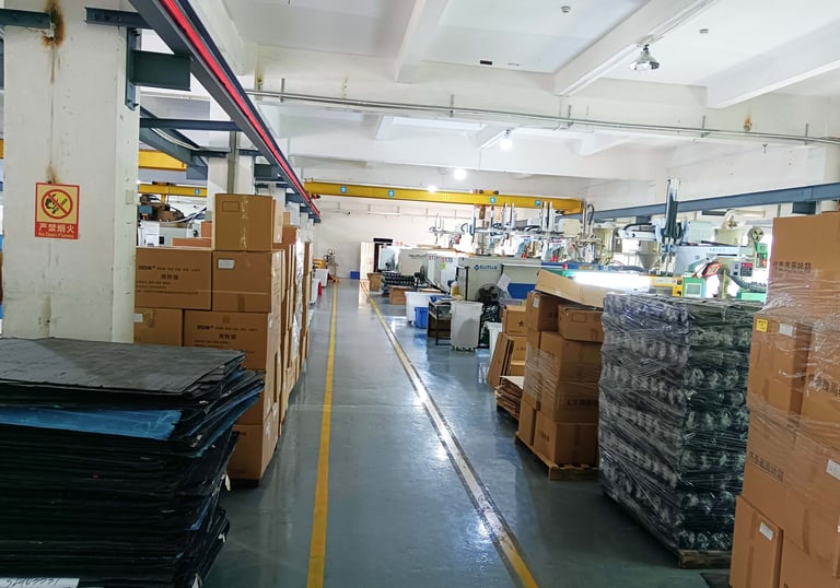 automotive plastic injection workshop for abs rubber resin silicone mould production