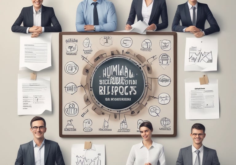 Groupe de techniciens avec des documents