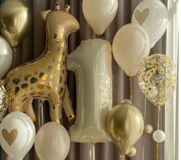 Helio balionai, balionų puokštės gimtadieniui | Palanga