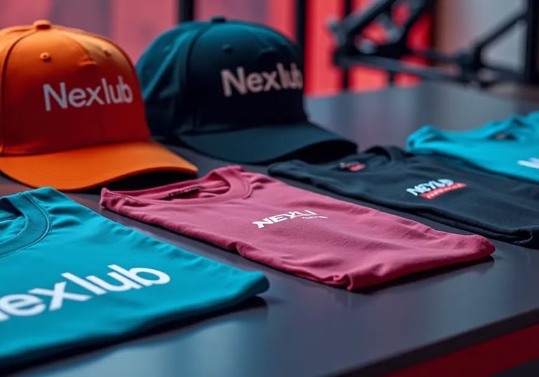 Nexlub Promotional kit and merchandise