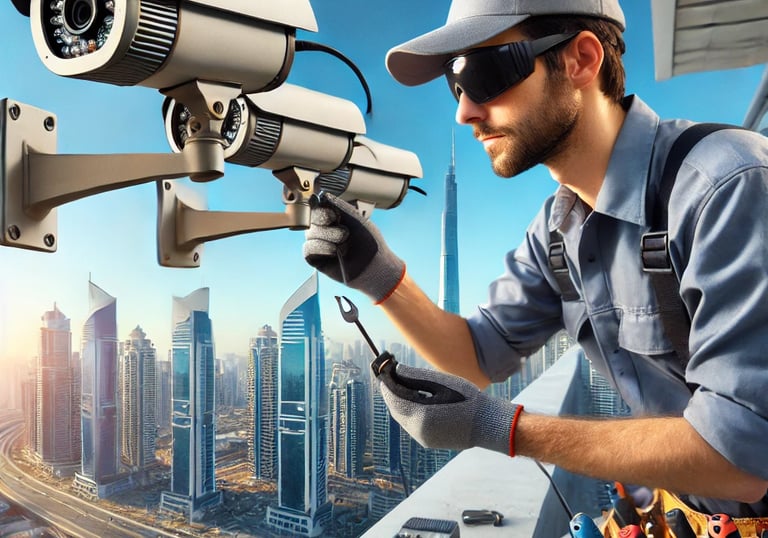 صيانة كاميرات مراقبة في كافة الإمارات