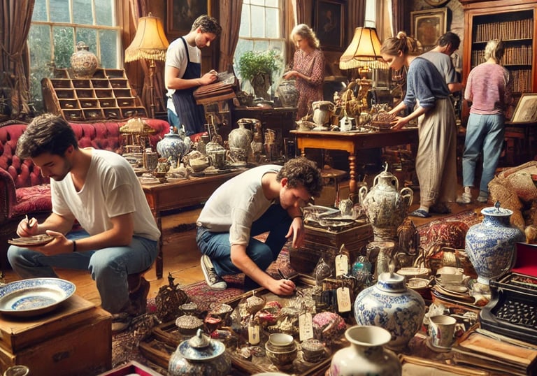 pricing jewelry, antiques, collectibles for sale