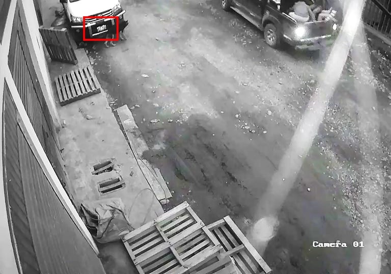 Cámara vigilancia y detección placa matrícula