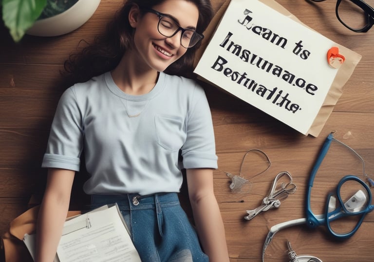 a man riding a skateboard down a street next to tall buildings