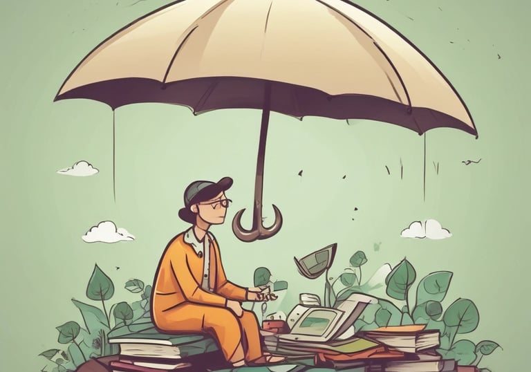 A financial advisor explaining LIC retirement options to a middle-aged client in a bright office.