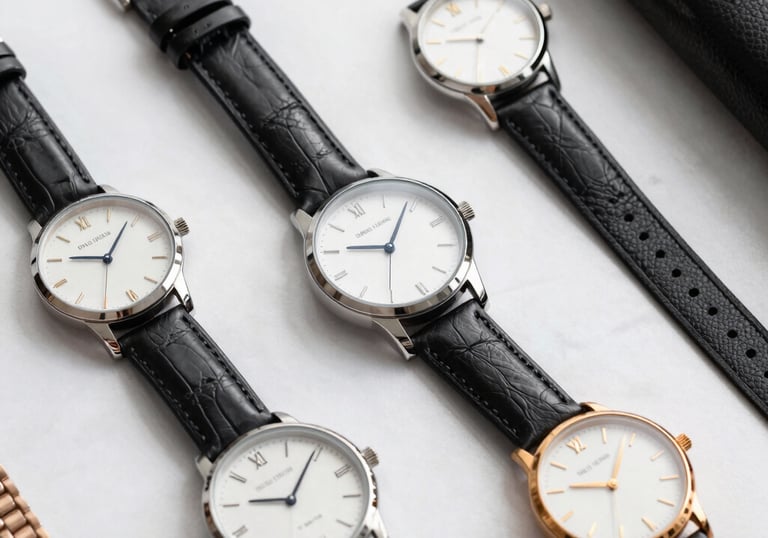 A sleek toothbrush holder with UV sanitizer glowing softly in a modern bathroom.