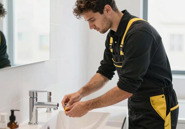 a man riding a skateboard down the side of a ramp