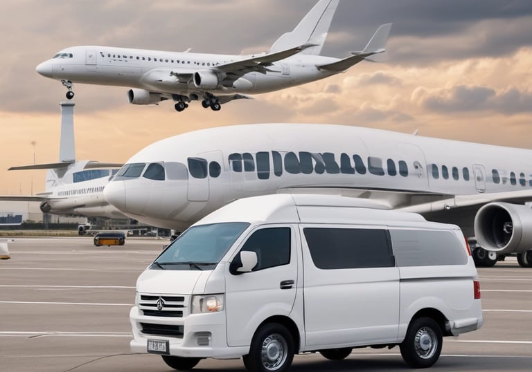 A friendly driver welcoming guests at Cancún airport with a Conexion Travel sign.