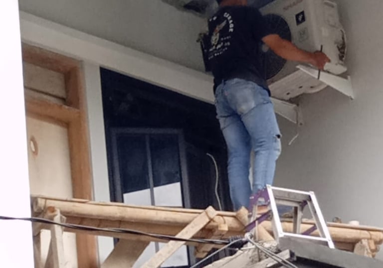  layanan service AC panggilan lengkap untuk rumah, kos, ruko dan kantor di wilayah Sukaraja