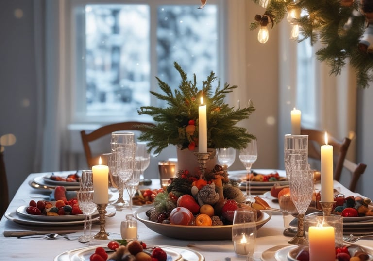 An inviting image of a rustic cinnamon roll with icing on a ceramic plate.
