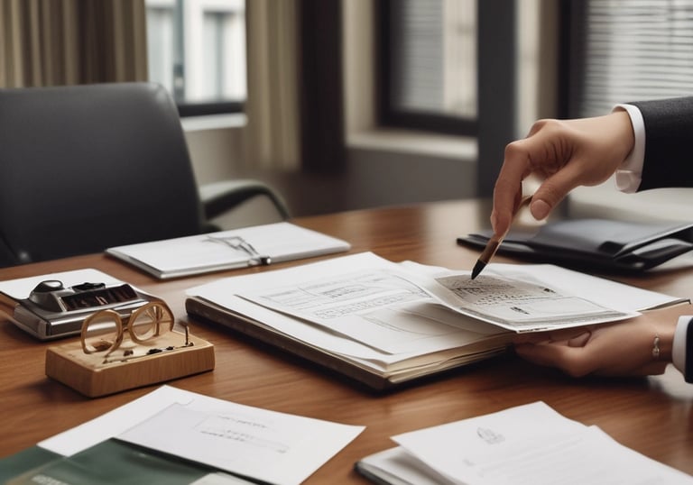 A professional consultant discussing hotel management strategies with a client in a modern office.